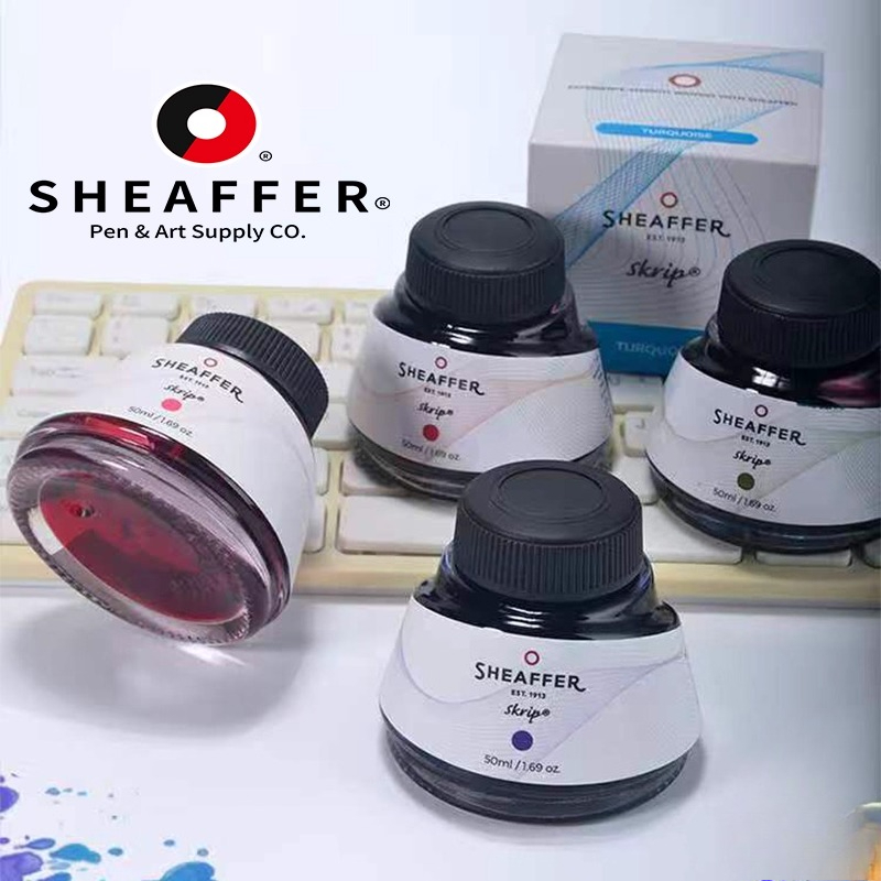 American SHEAFFER Color Dye In - مراجعة Fountain Pen Bottled Ink وسعره