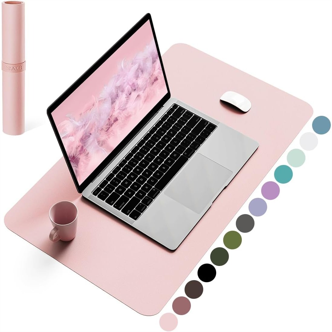 Non-Slip Leather Desk Pad, Wat - مراجعة Leather Desk Pad وسعره