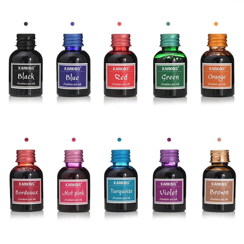 30MlL Pure Colorful Fountain P - مراجعة Fountain Pen Bottled Ink وسعره