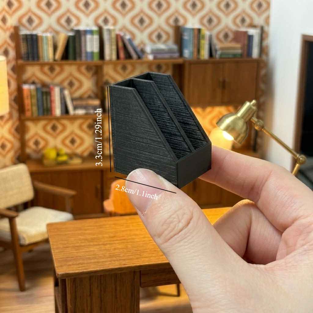 2pcs Miniature Double Slot Fil - مراجعة Magazine Holder Rack وسعره