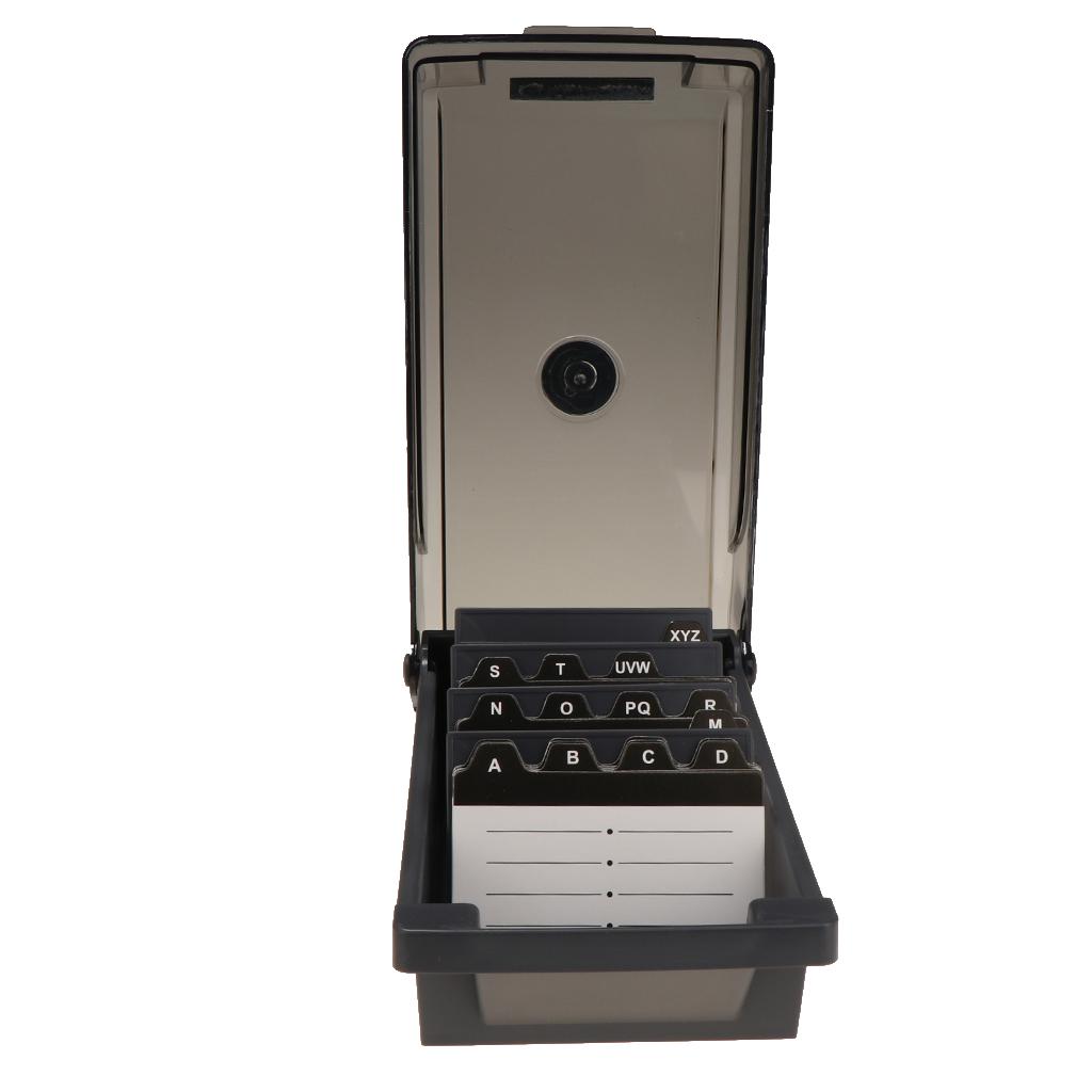 Large Plastic Index Card Stora - مراجعة Card Index Box وسعره