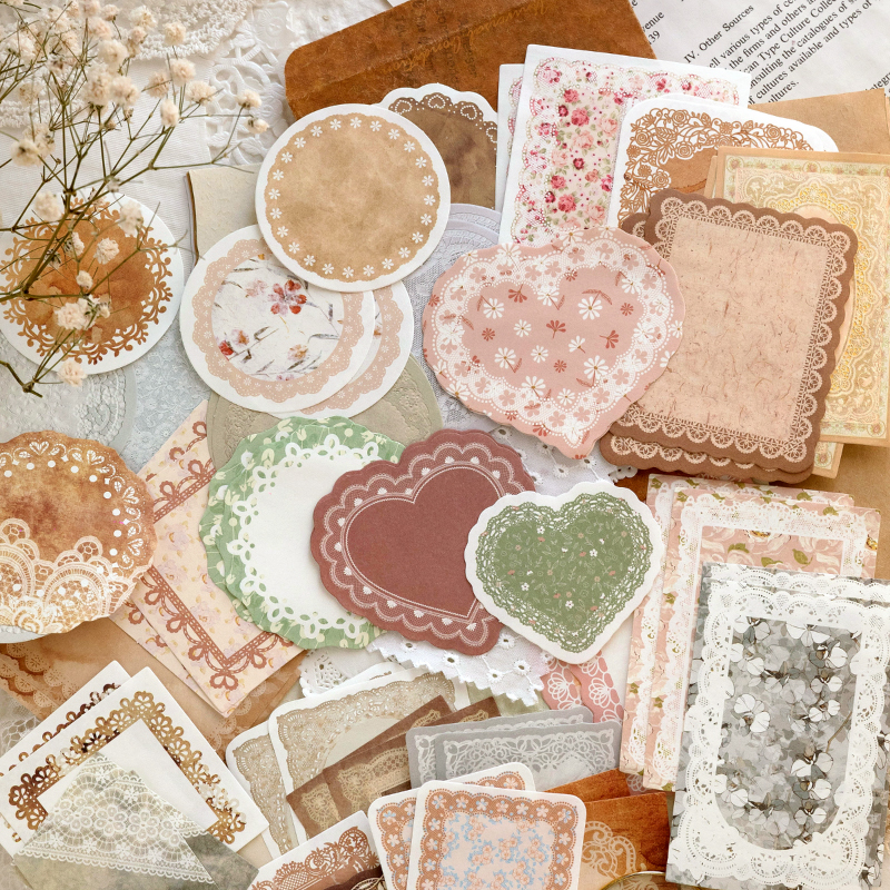 100Pcs/Pack Vintage Notes Mate - مراجعة Ink Blotter Paper وسعره