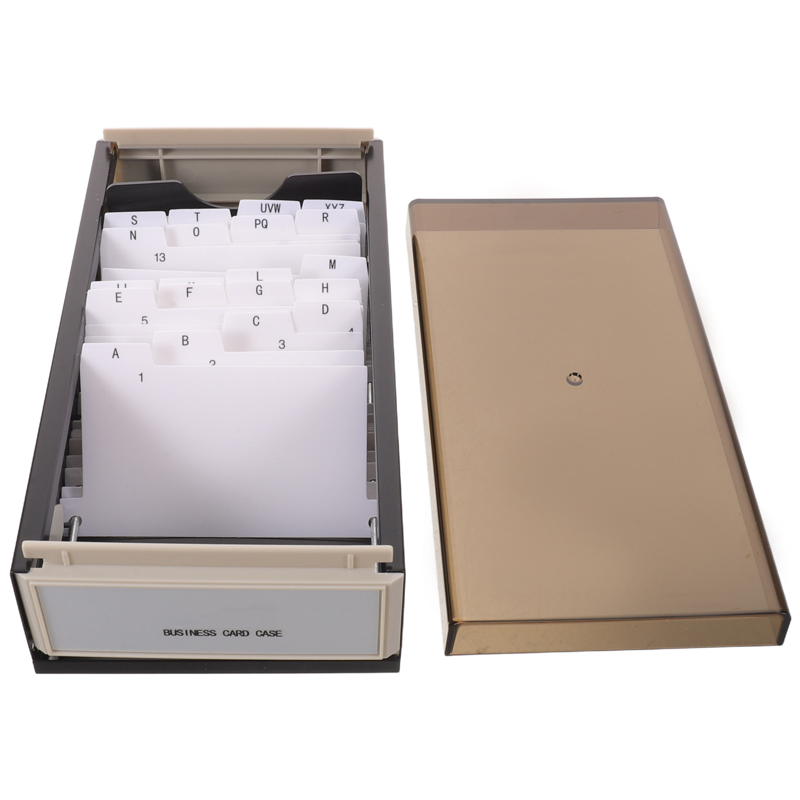 Business Card File Organizer L - مراجعة Card Index Box وسعره