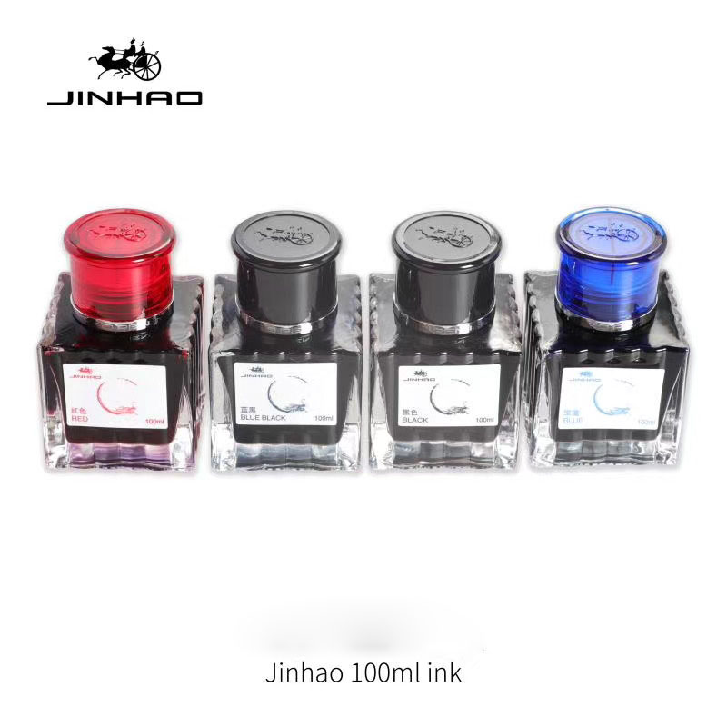 JINHAO 100ml Fountain Pen Ink  - مراجعة Fountain Pen Bottled Ink وسعره