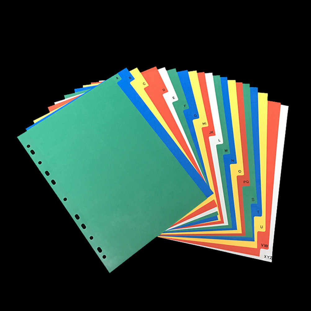 40Pcs Multi Color A4 Index Tab - مراجعة Tab Divider A4 وسعره