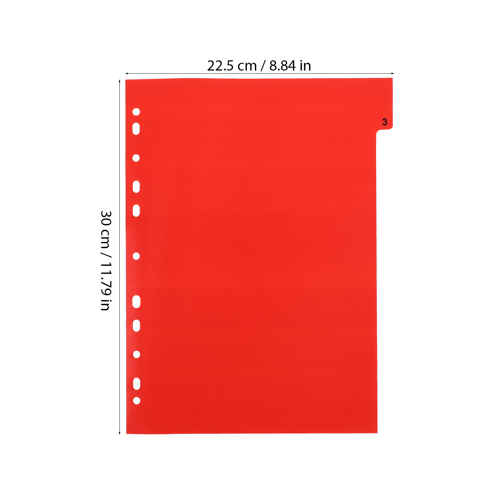 20 Pages A4 Colorful Plastic T - مراجعة Tab Divider A4 وسعره