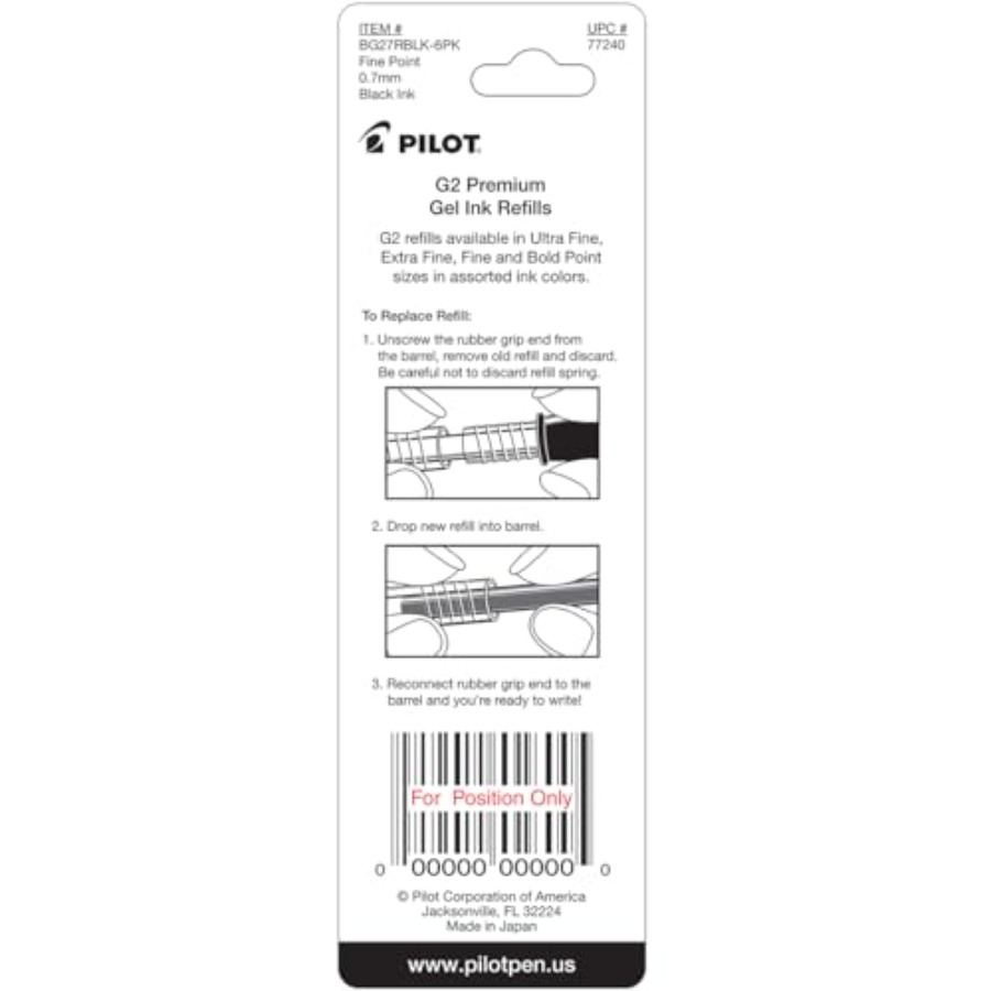 G2 Gel Ink Refills, 0.7 mm,,Pa - مراجعة Gel Refill Pack وسعره
